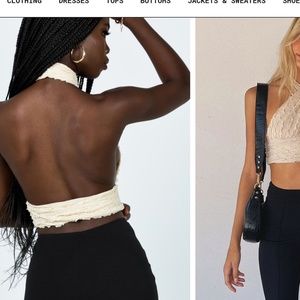 Princess Polly Chayse Top Beige